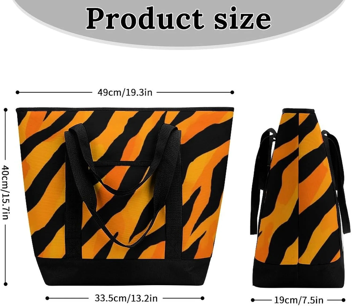 Fashionable Large Thermal Tote Bag Insulated Work/Commute Bag For Women & Men