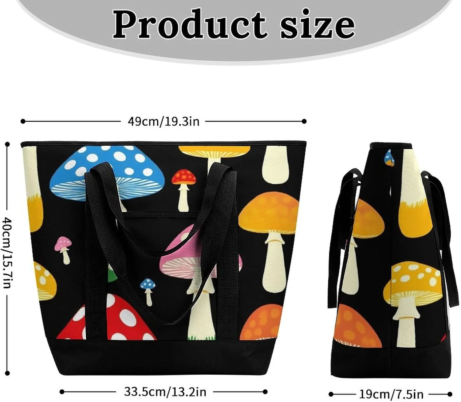 Fashionable Large Thermal Tote Bag Insulated Work/Commute Bag For Women & Men