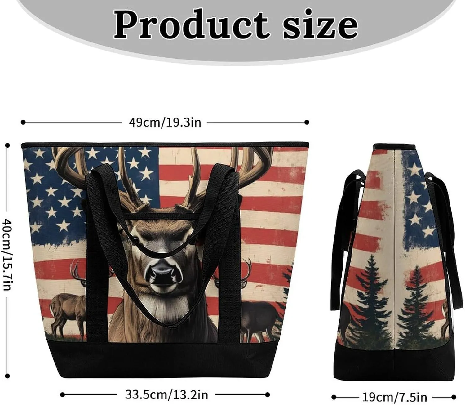 Fashionable Large Thermal Tote Bag Insulated Work/Commute Bag For Women & Men