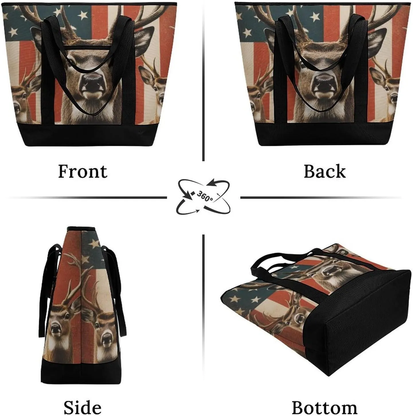 Fashionable Large Thermal Tote Bag Insulated Work/Commute Bag For Women & Men