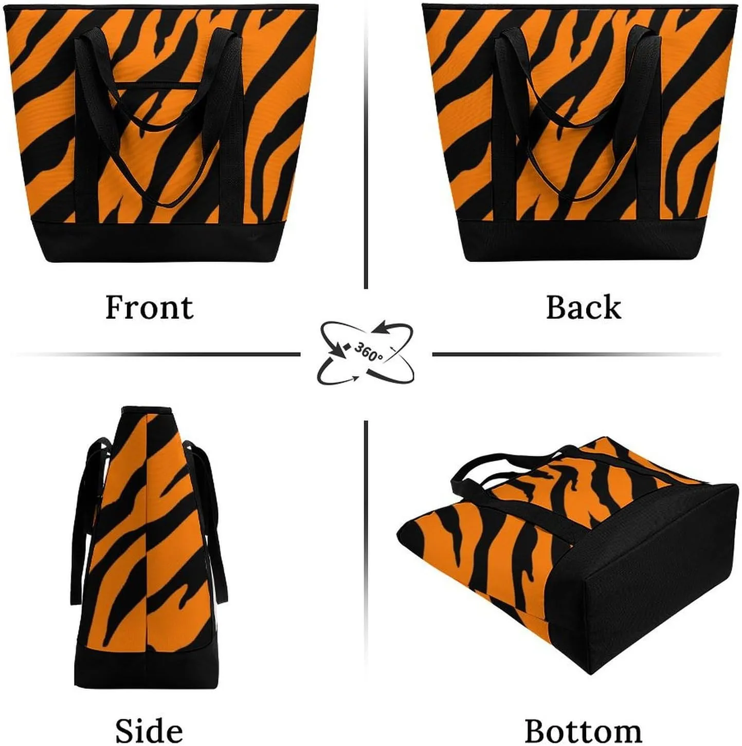 Fashionable Large Thermal Tote Bag Insulated Work/Commute Bag For Women & Men