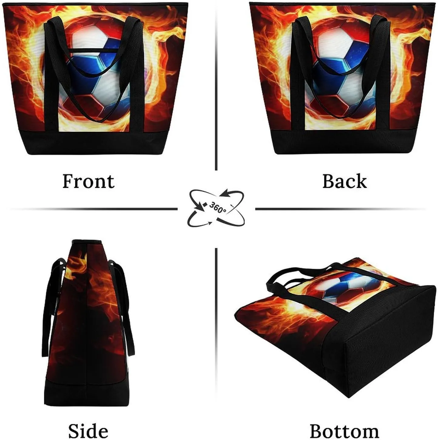 Fashionable Large Thermal Tote Bag Insulated Work/Commute Bag For Women & Men