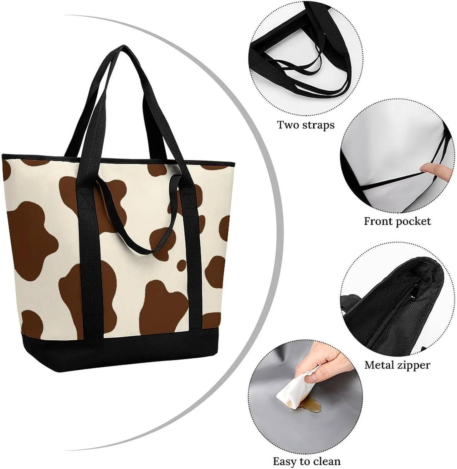 Fashionable Large Thermal Tote Bag Insulated Work/Commute Bag For Women & Men
