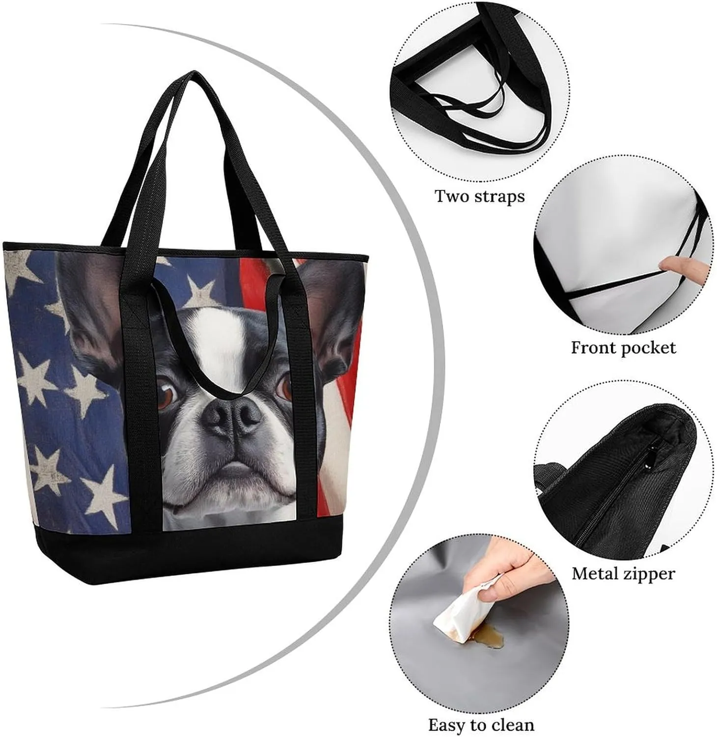 Fashionable Large Thermal Tote Bag Insulated Work/Commute Bag For Women & Men