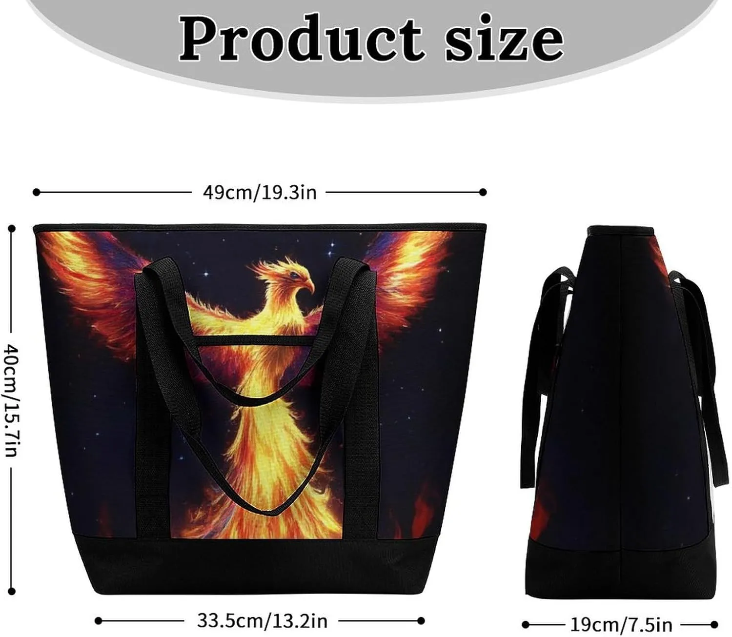 Fashionable Large Thermal Tote Bag Insulated Work/Commute Bag For Women & Men