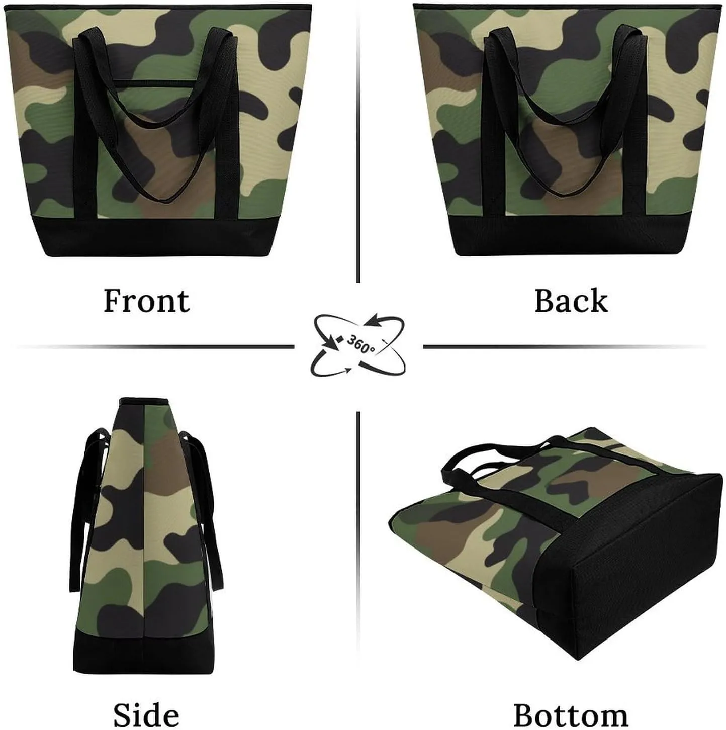 Fashionable Large Thermal Tote Bag Insulated Work/Commute Bag For Women & Men