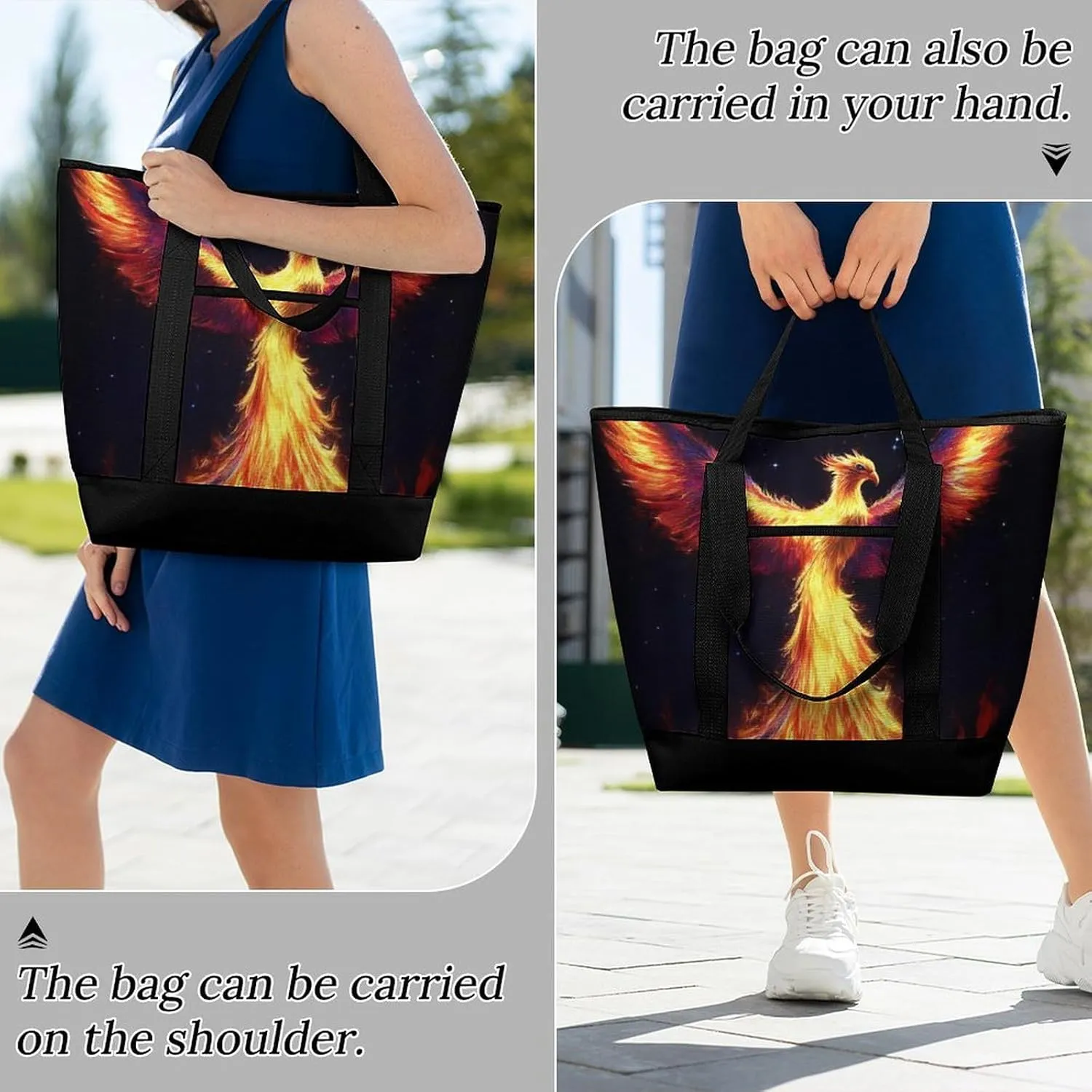 Fashionable Large Thermal Tote Bag Insulated Work/Commute Bag For Women & Men