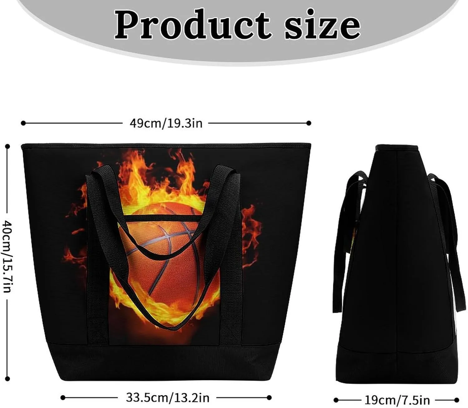 Fashionable Large Thermal Tote Bag Insulated Work/Commute Bag For Women & Men