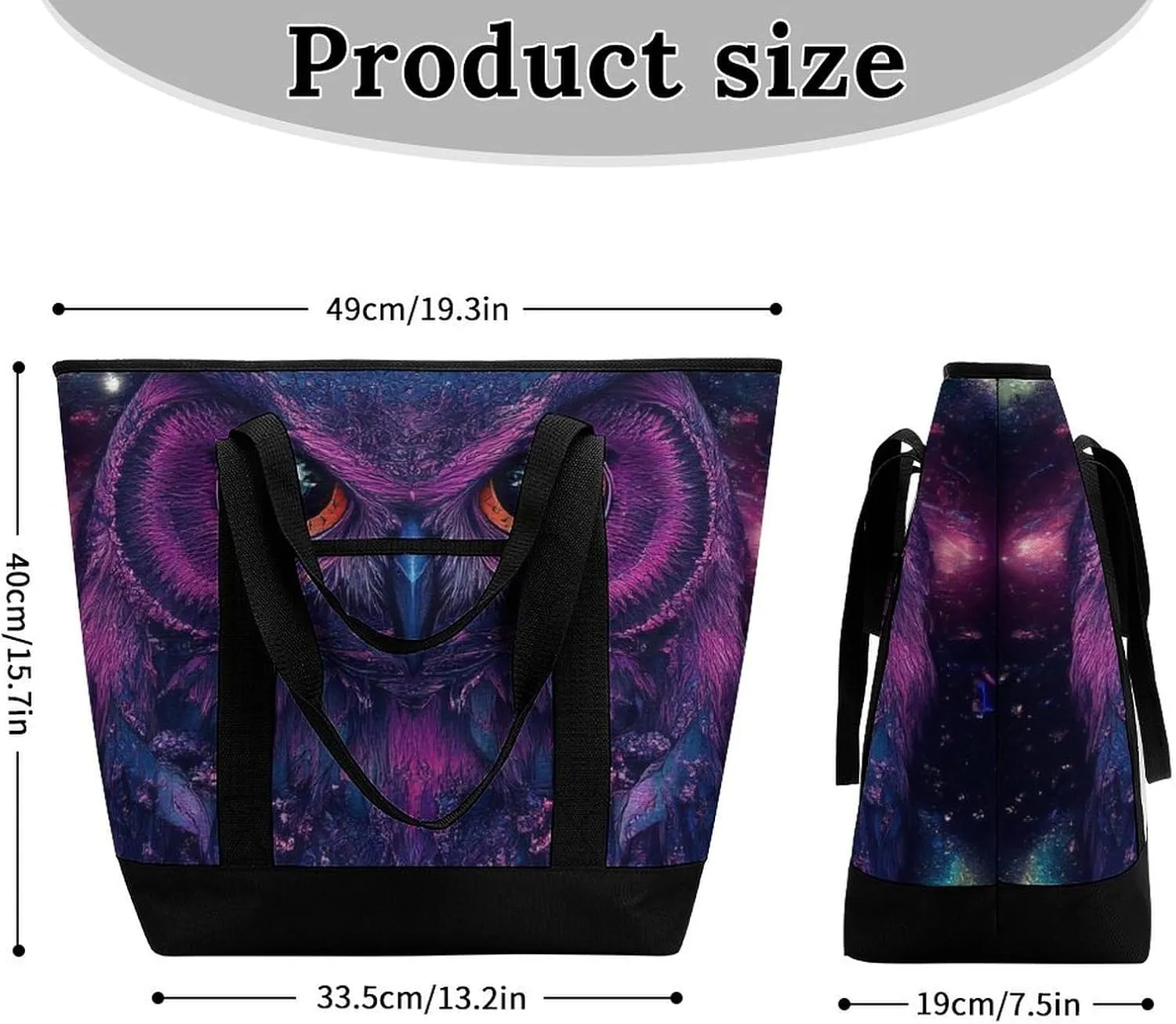 Fashionable Large Thermal Tote Bag Insulated Work/Commute Bag For Women & Men