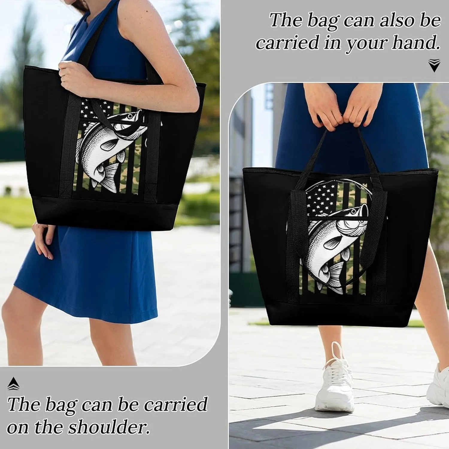 Fashionable Large Thermal Tote Bag Insulated Work/Commute Bag For Women & Men