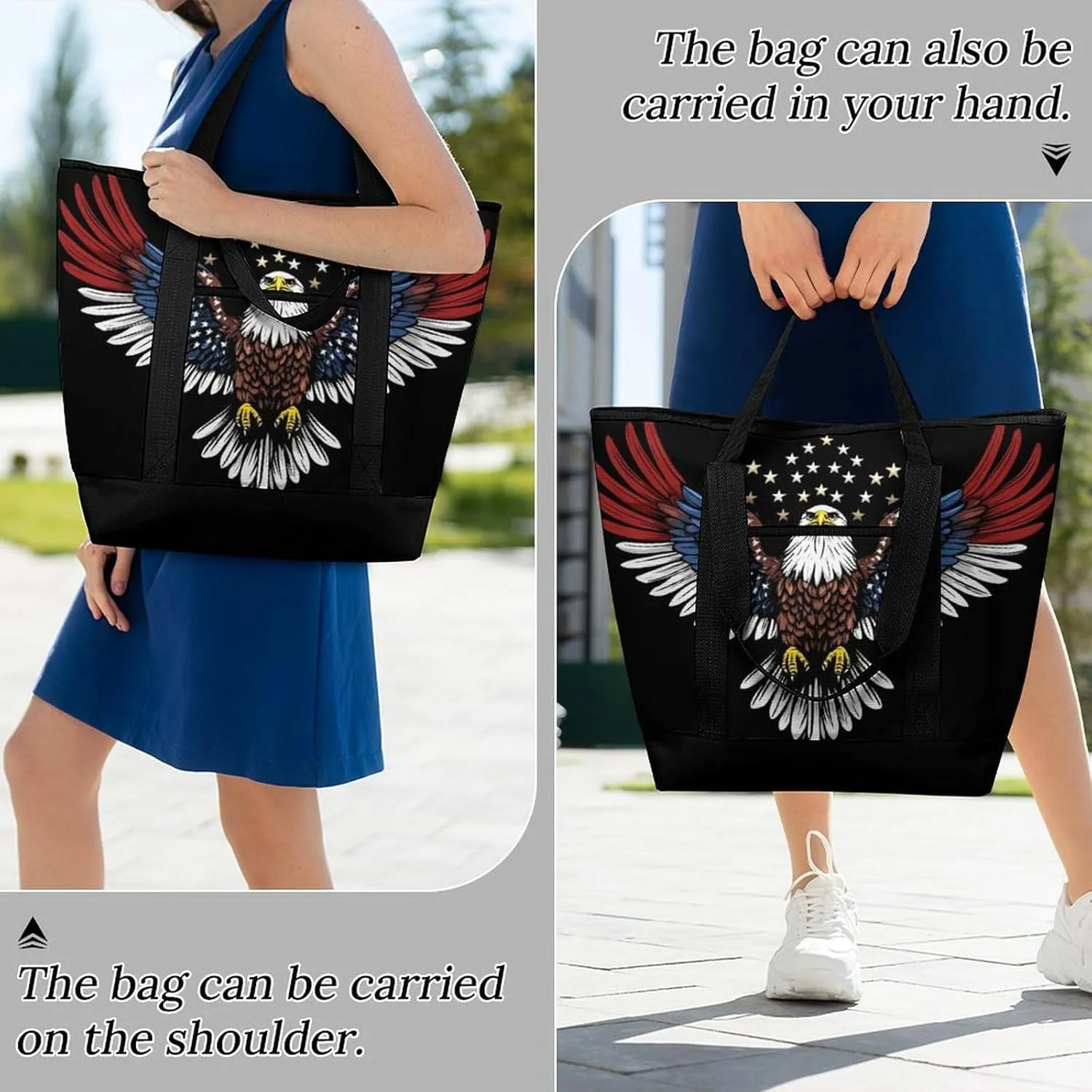 Fashionable Large Thermal Tote Bag Insulated Work/Commute Bag For Women & Men