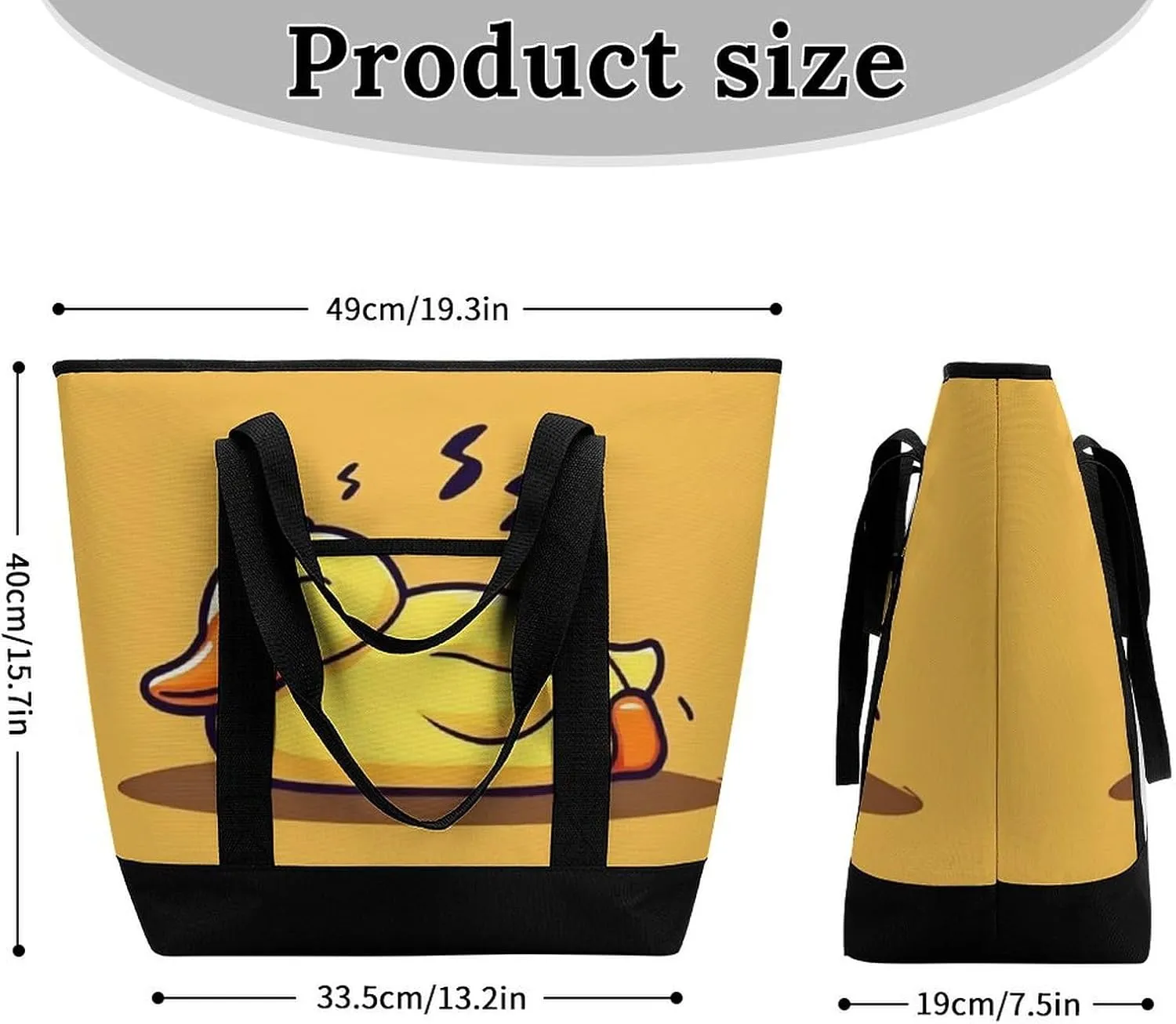 Fashionable Large Thermal Tote Bag Insulated Work/Commute Bag For Women & Men