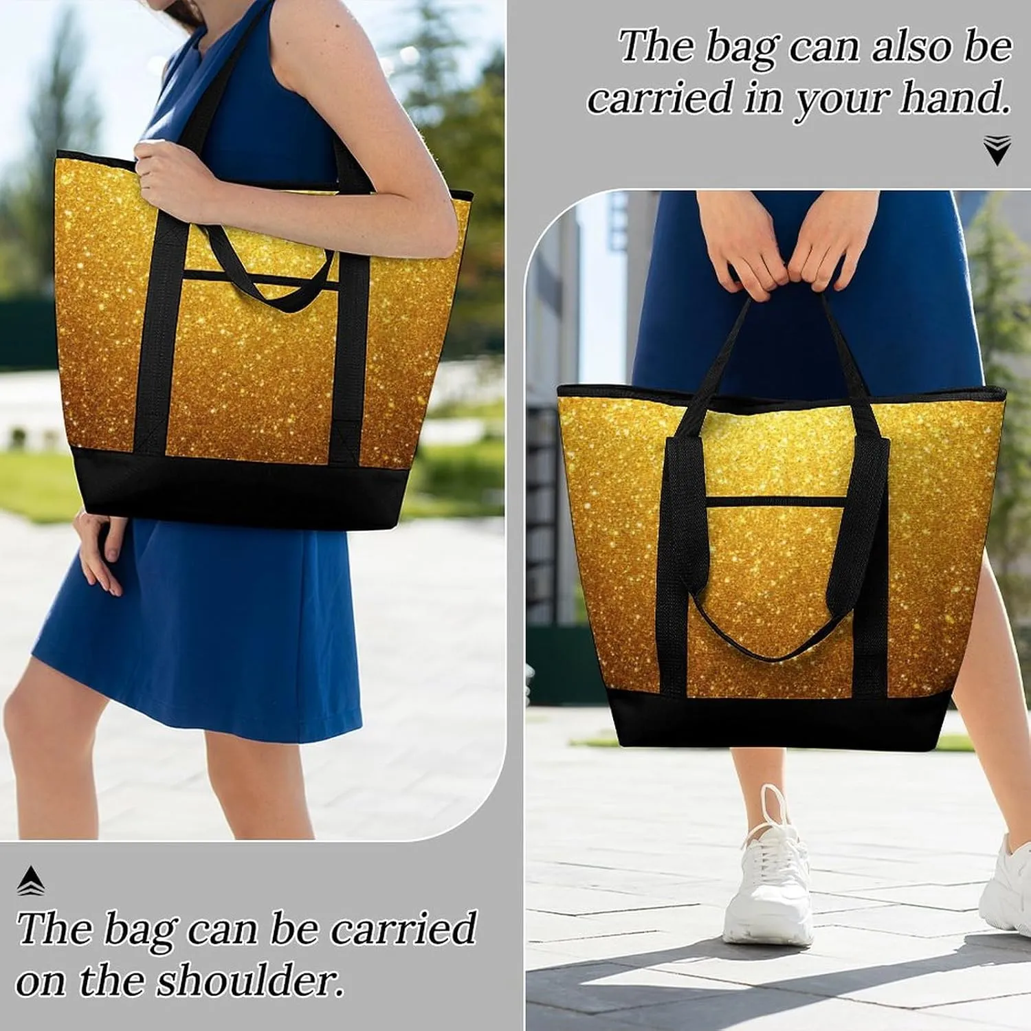 Fashionable Large Thermal Tote Bag Insulated Work/Commute Bag For Women & Men
