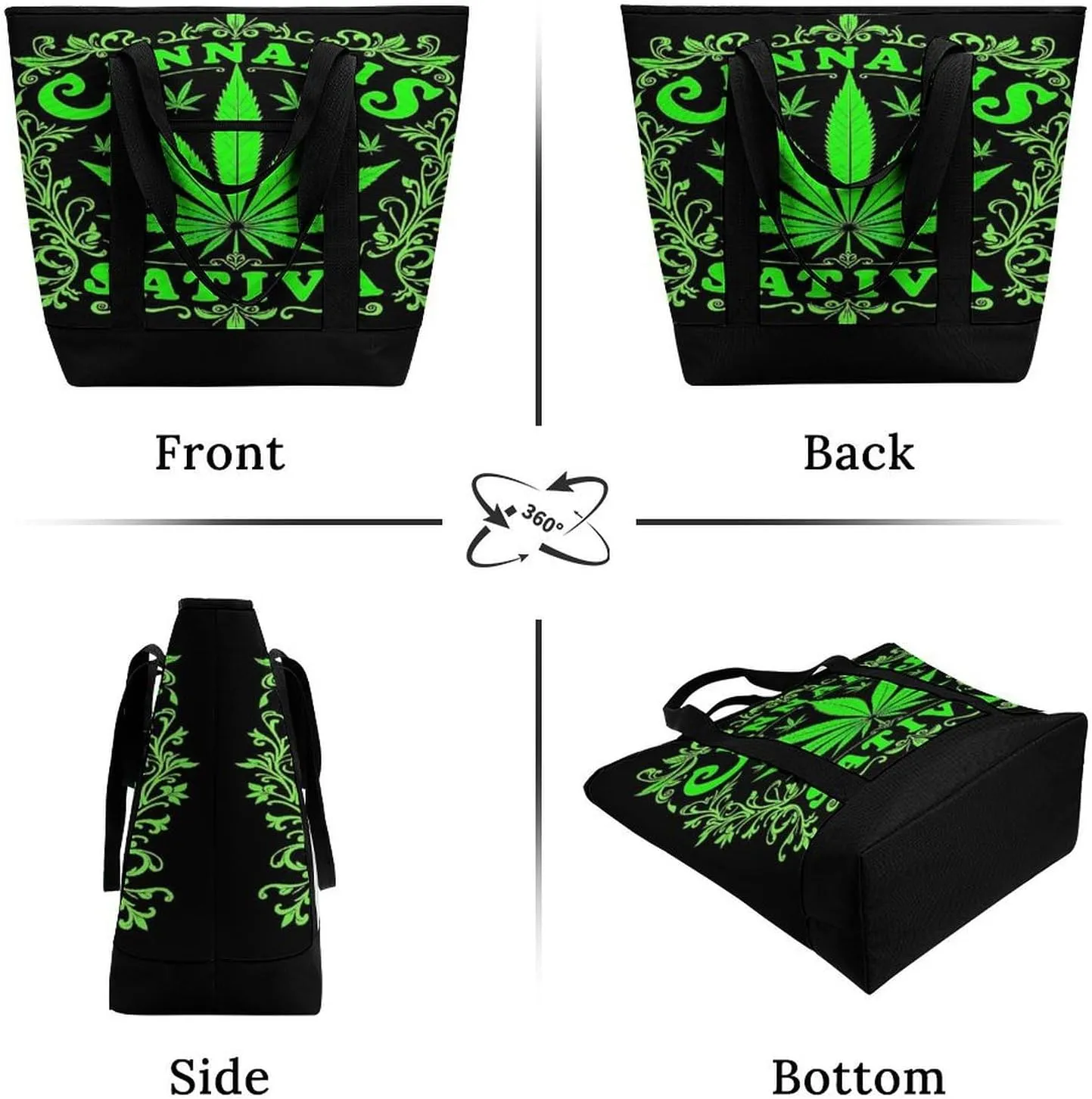 Fashionable Large Thermal Tote Bag Insulated Work/Commute Bag For Women & Men