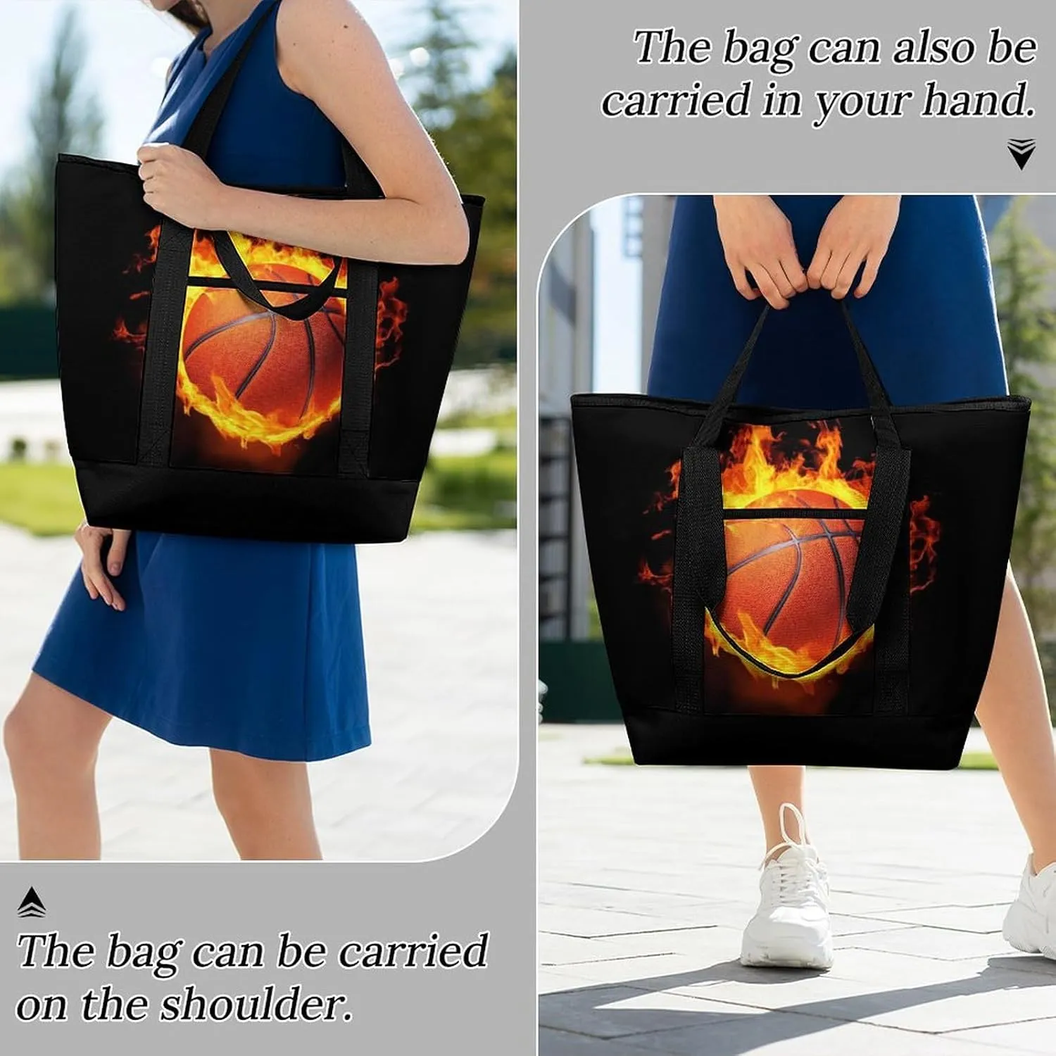 Fashionable Large Thermal Tote Bag Insulated Work/Commute Bag For Women & Men