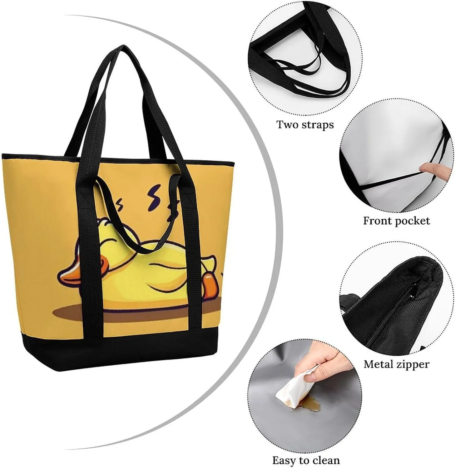 Fashionable Large Thermal Tote Bag Insulated Work/Commute Bag For Women & Men
