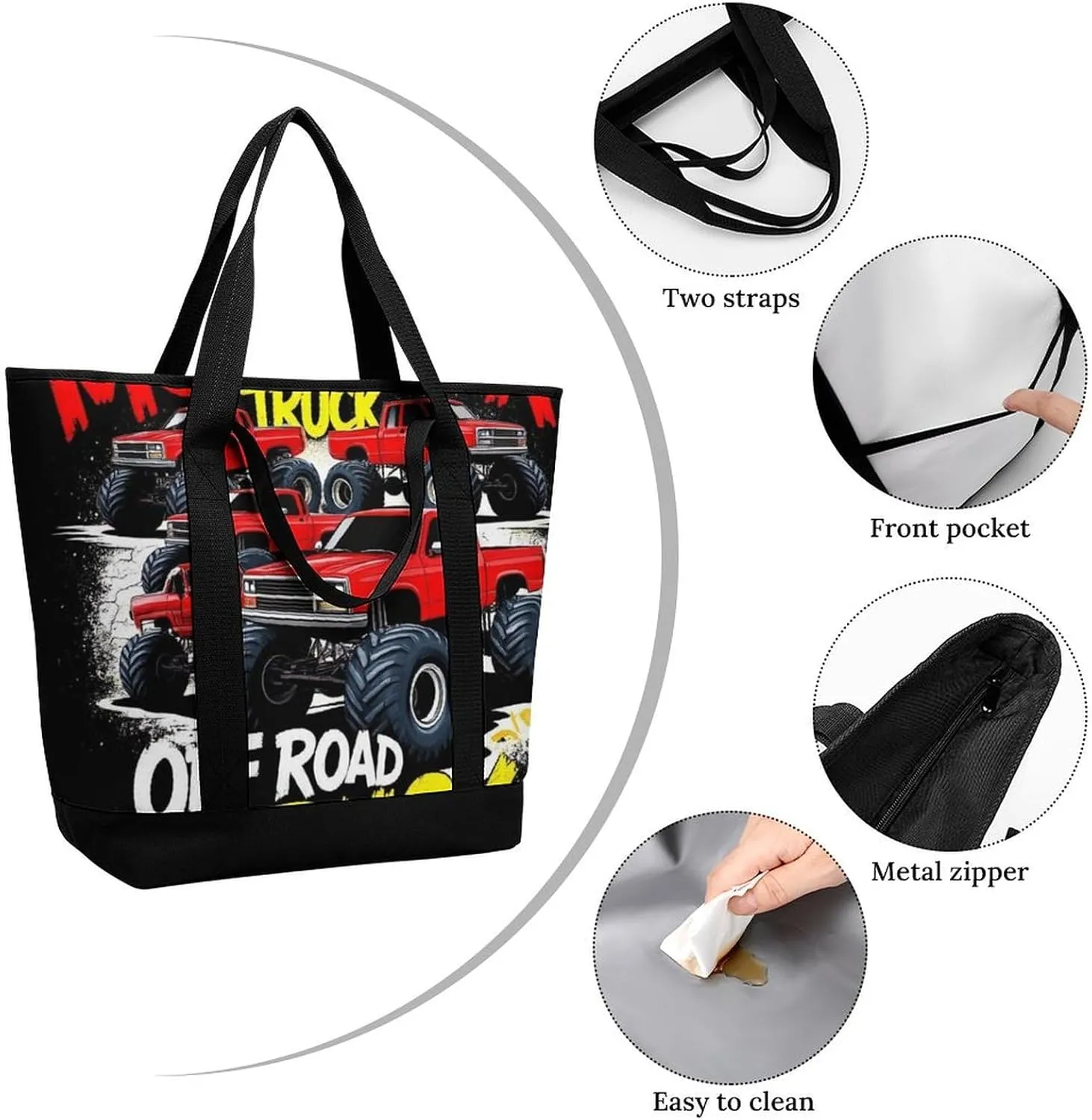 Fashionable Large Thermal Tote Bag Insulated Work/Commute Bag For Women & Men