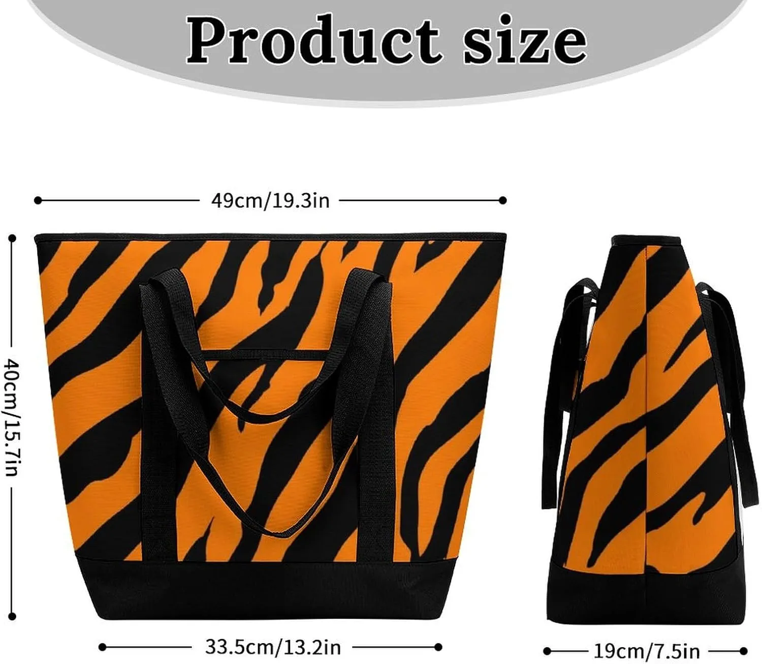 Fashionable Large Thermal Tote Bag Insulated Work/Commute Bag For Women & Men