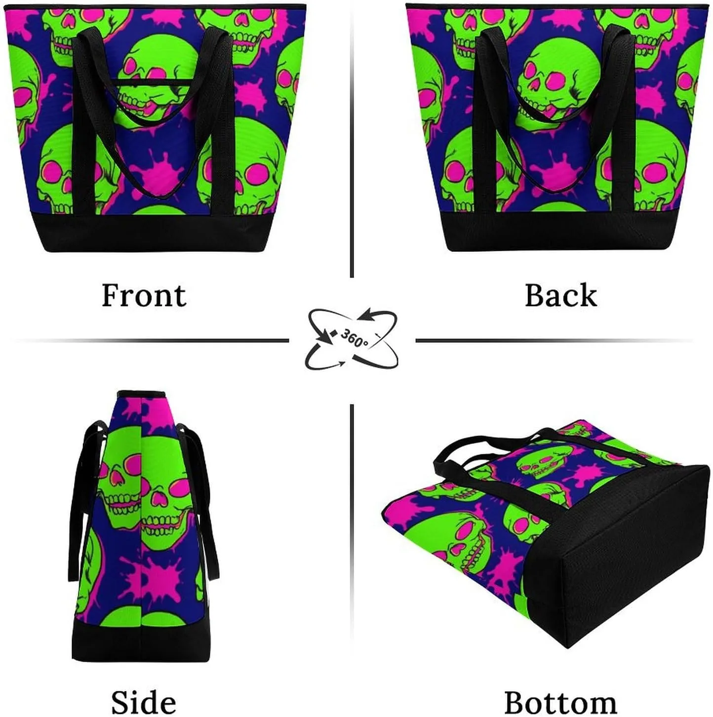 Fashionable Large Thermal Tote Bag Insulated Work/Commute Bag For Women & Men