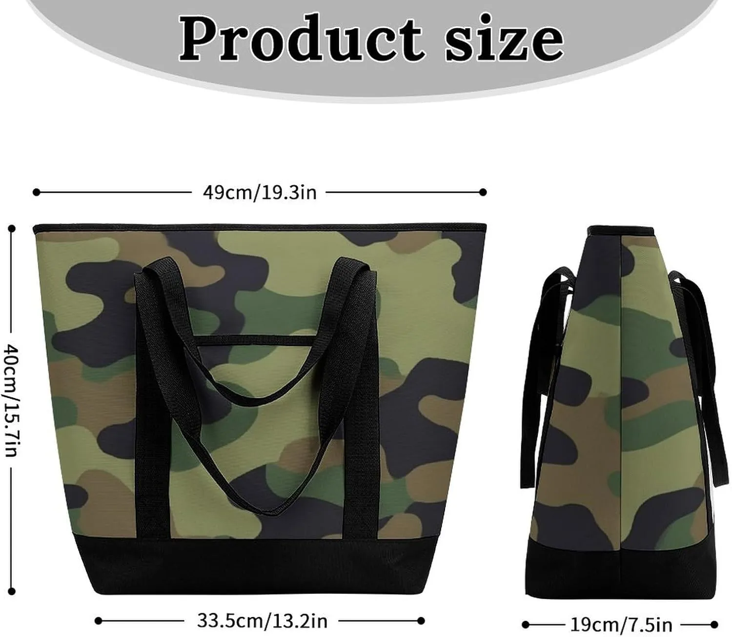 Fashionable Large Thermal Tote Bag Insulated Work/Commute Bag For Women & Men