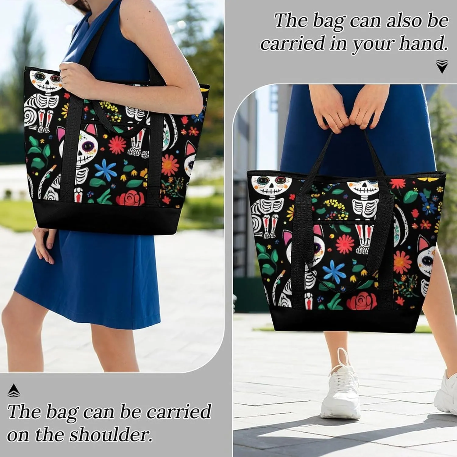 Fashionable Large Thermal Tote Bag Insulated Work/Commute Bag For Women & Men