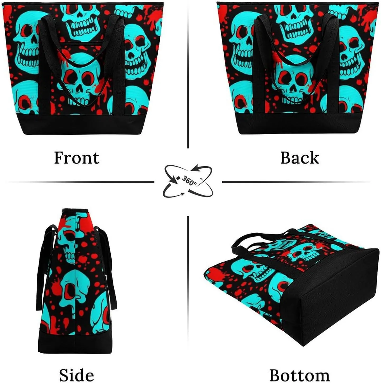 Fashionable Large Thermal Tote Bag Insulated Work/Commute Bag For Women & Men