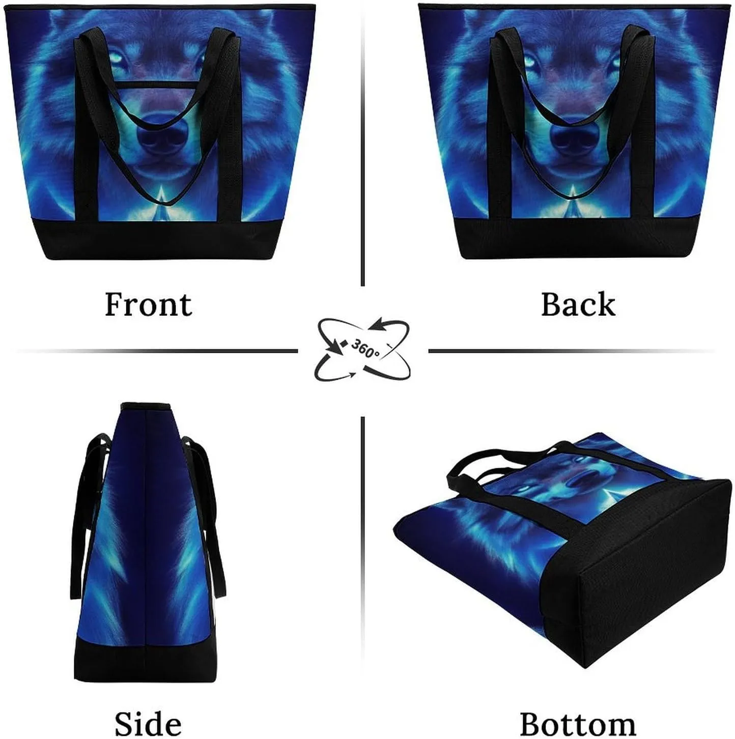 Fashionable Large Thermal Tote Bag Insulated Work/Commute Bag For Women & Men