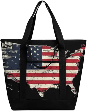 Fashionable Large Thermal Tote Bag Insulated Work/Commute Bag For Women & Men