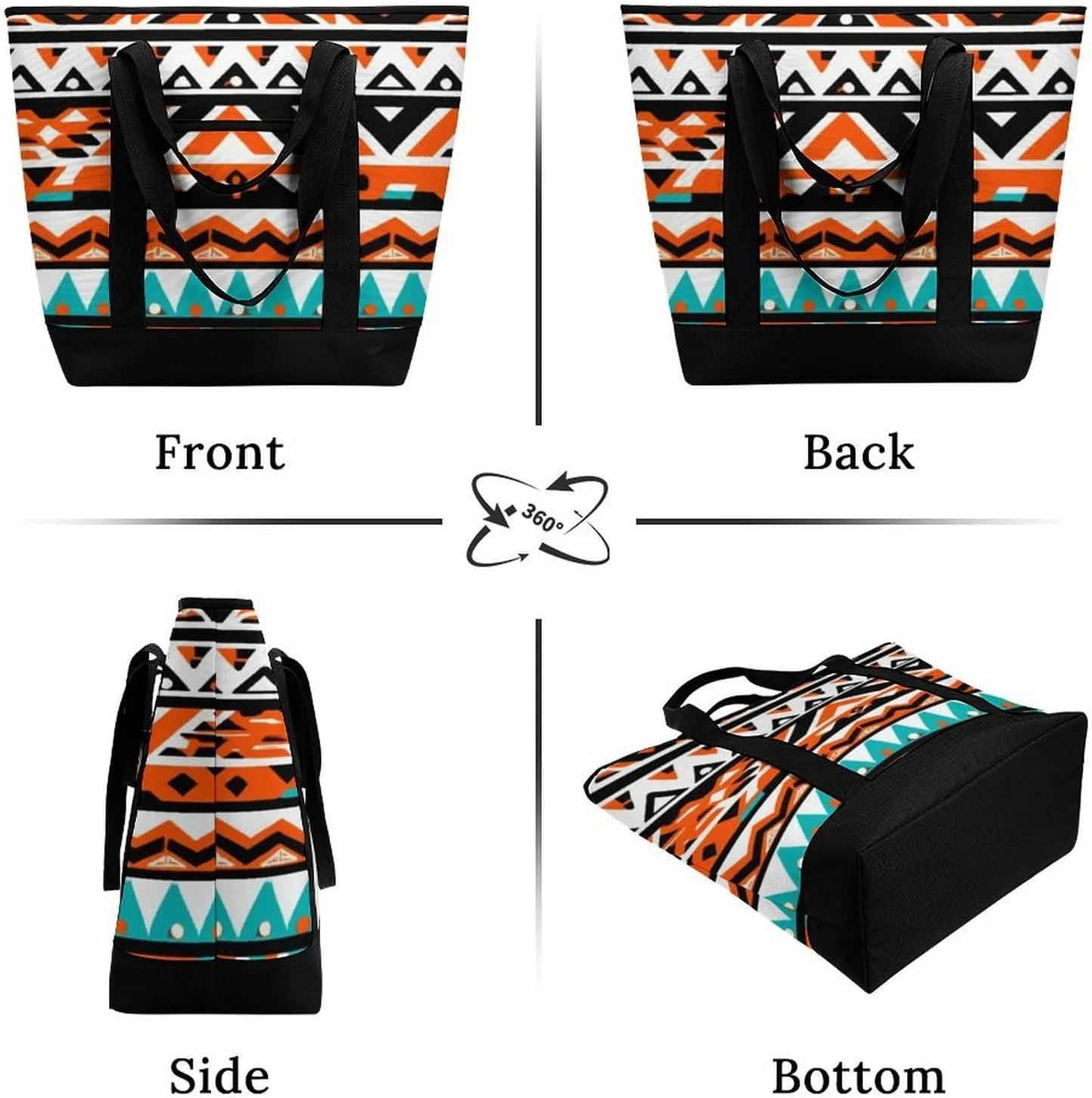 Fashionable Large Thermal Tote Bag Insulated Work/Commute Bag For Women & Men