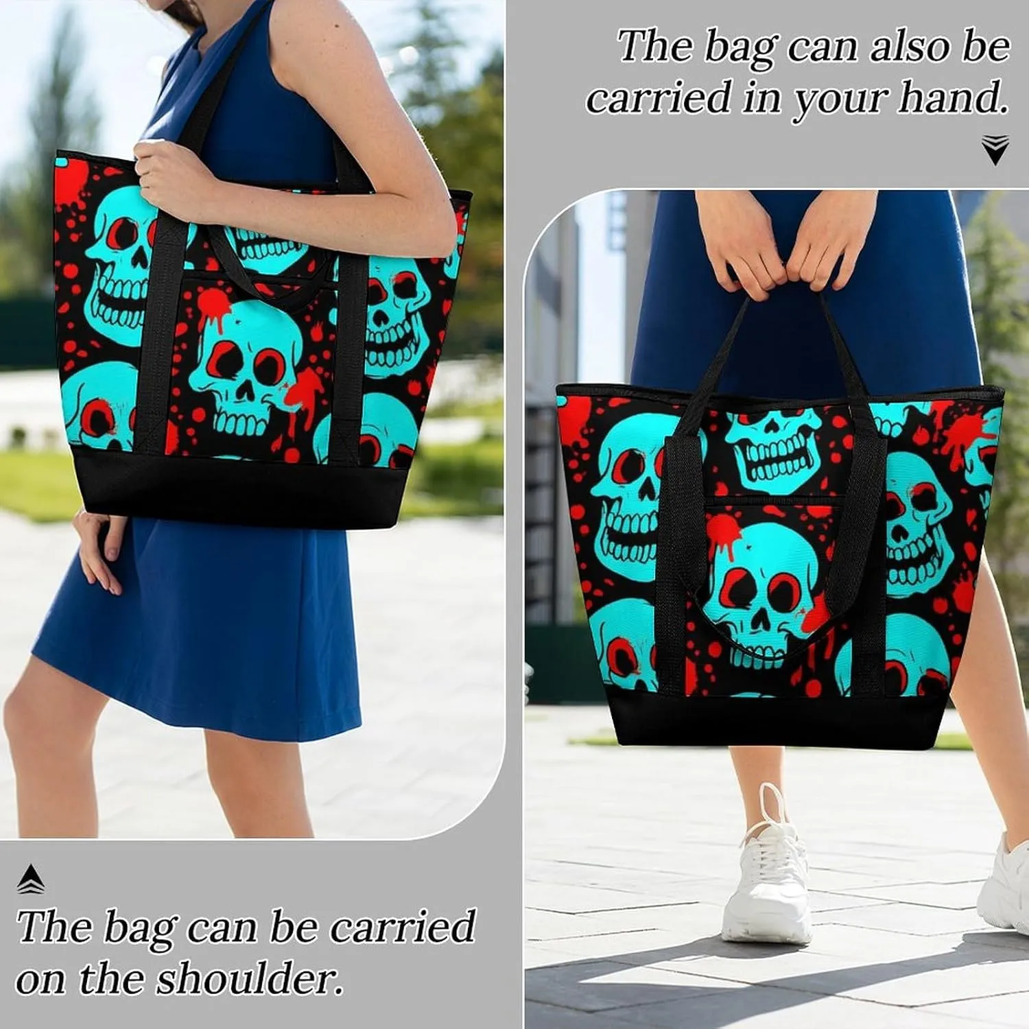 Fashionable Large Thermal Tote Bag Insulated Work/Commute Bag For Women & Men