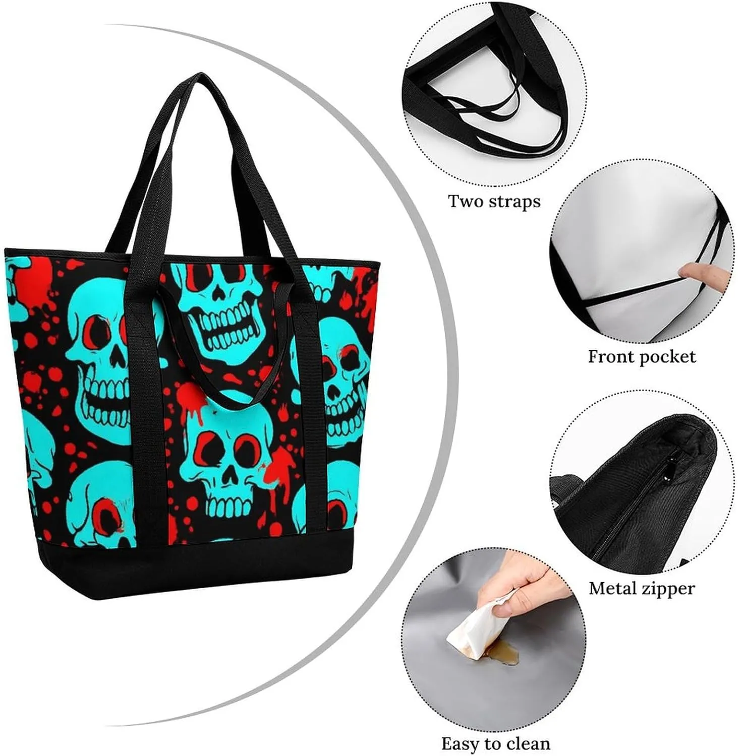 Fashionable Large Thermal Tote Bag Insulated Work/Commute Bag For Women & Men