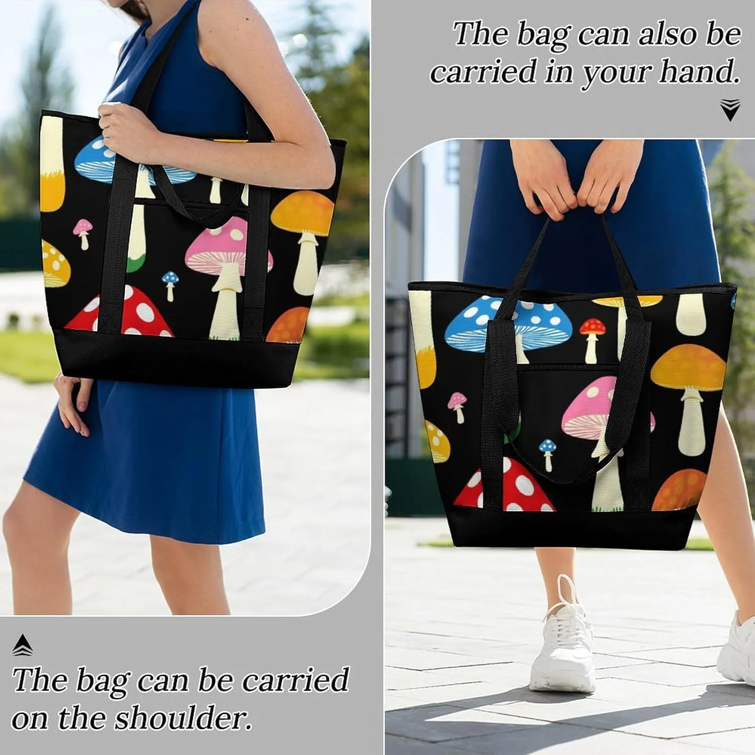Fashionable Large Thermal Tote Bag Insulated Work/Commute Bag For Women & Men