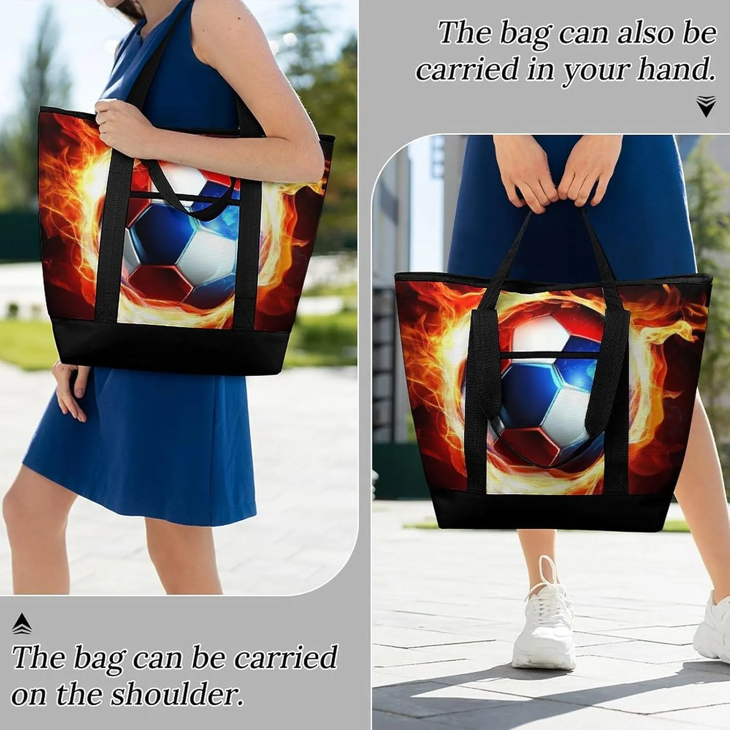 Fashionable Large Thermal Tote Bag Insulated Work/Commute Bag For Women & Men