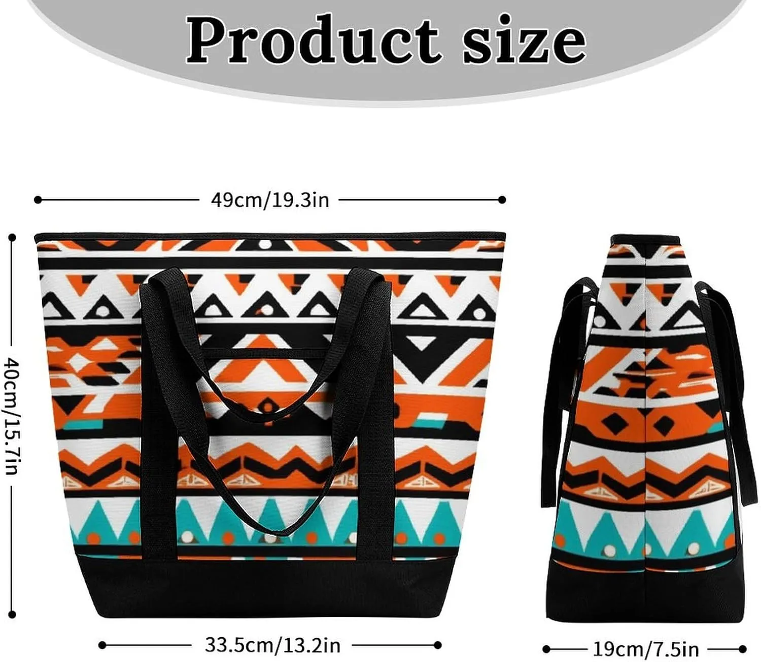 Fashionable Large Thermal Tote Bag Insulated Work/Commute Bag For Women & Men
