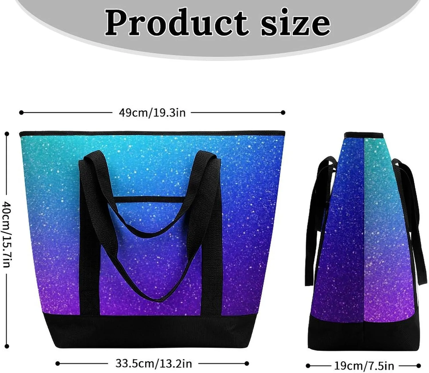 Fashionable Large Thermal Tote Bag Insulated Work/Commute Bag For Women & Men