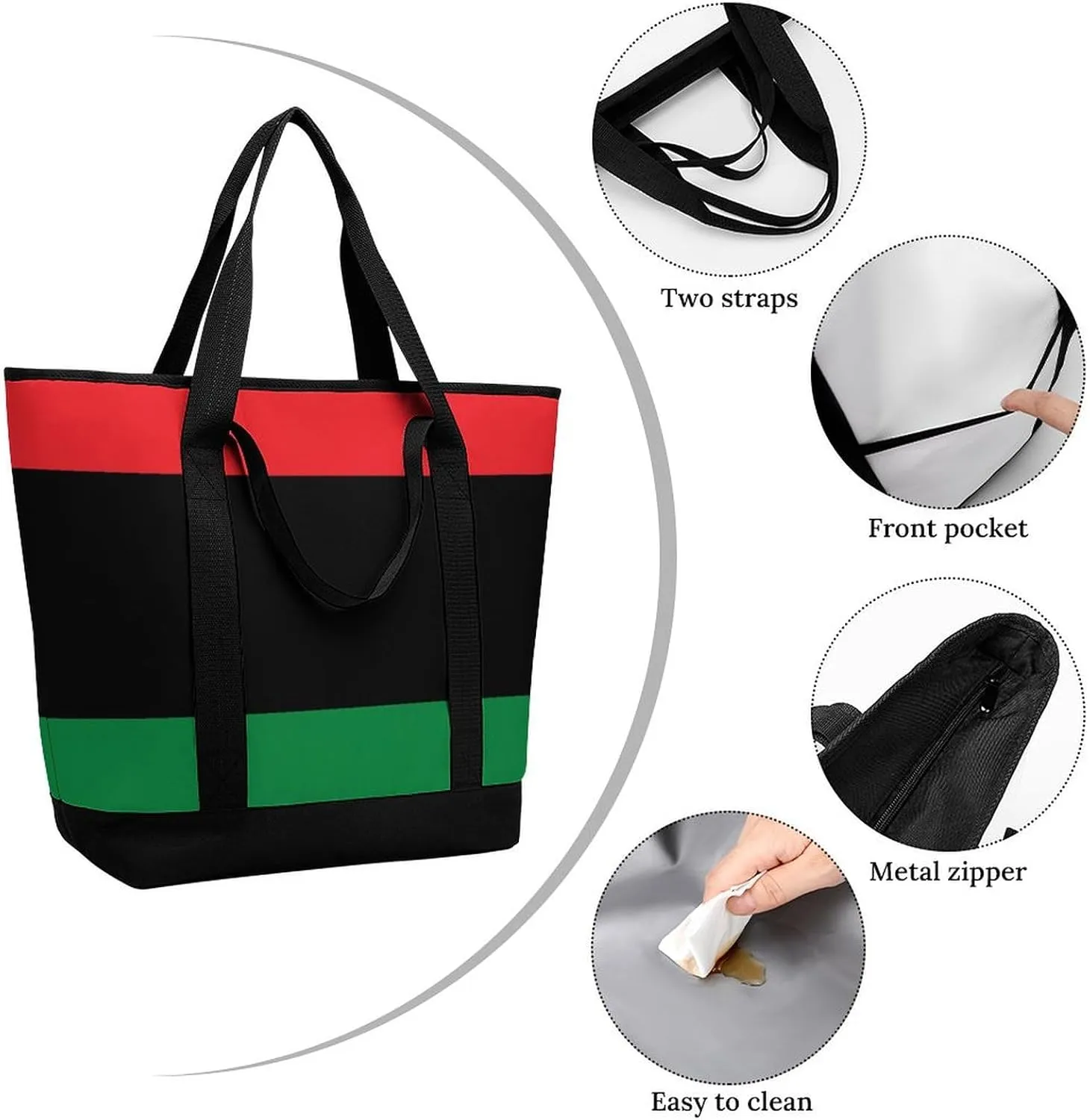Fashionable Large Thermal Tote Bag Insulated Work/Commute Bag For Women & Men