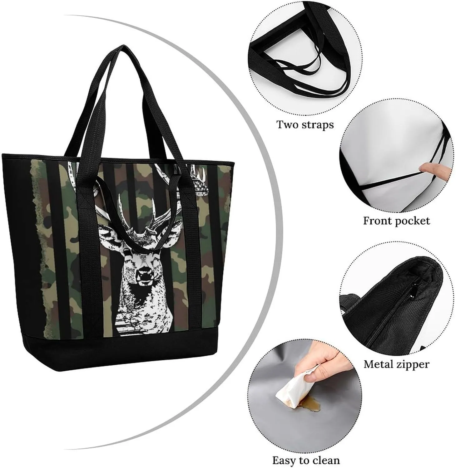 Fashionable Large Thermal Tote Bag Insulated Work/Commute Bag For Women & Men