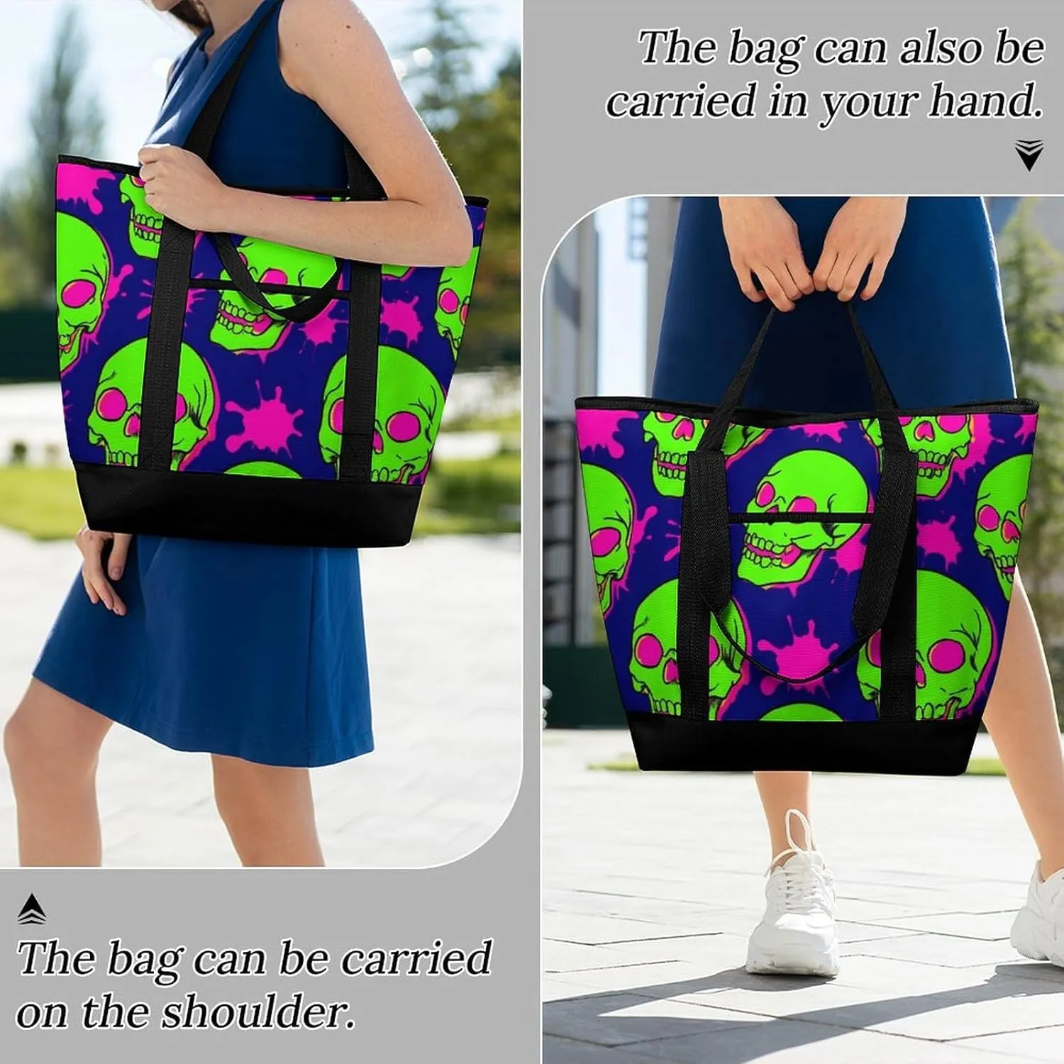 Fashionable Large Thermal Tote Bag Insulated Work/Commute Bag For Women & Men
