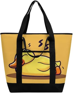 Fashionable Large Thermal Tote Bag Insulated Work/Commute Bag For Women & Men