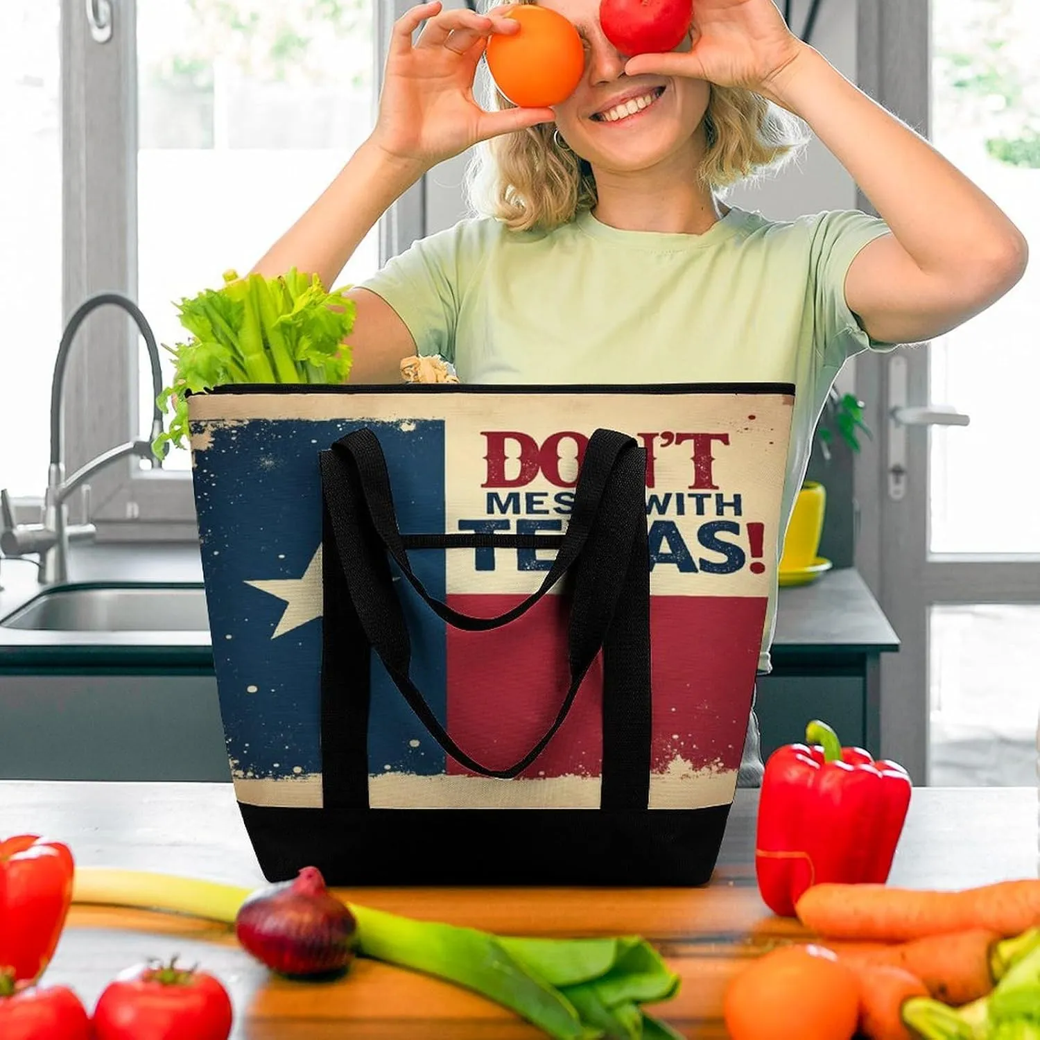 Fashionable Large Thermal Tote Bag Insulated Work/Commute Bag For Women & Men