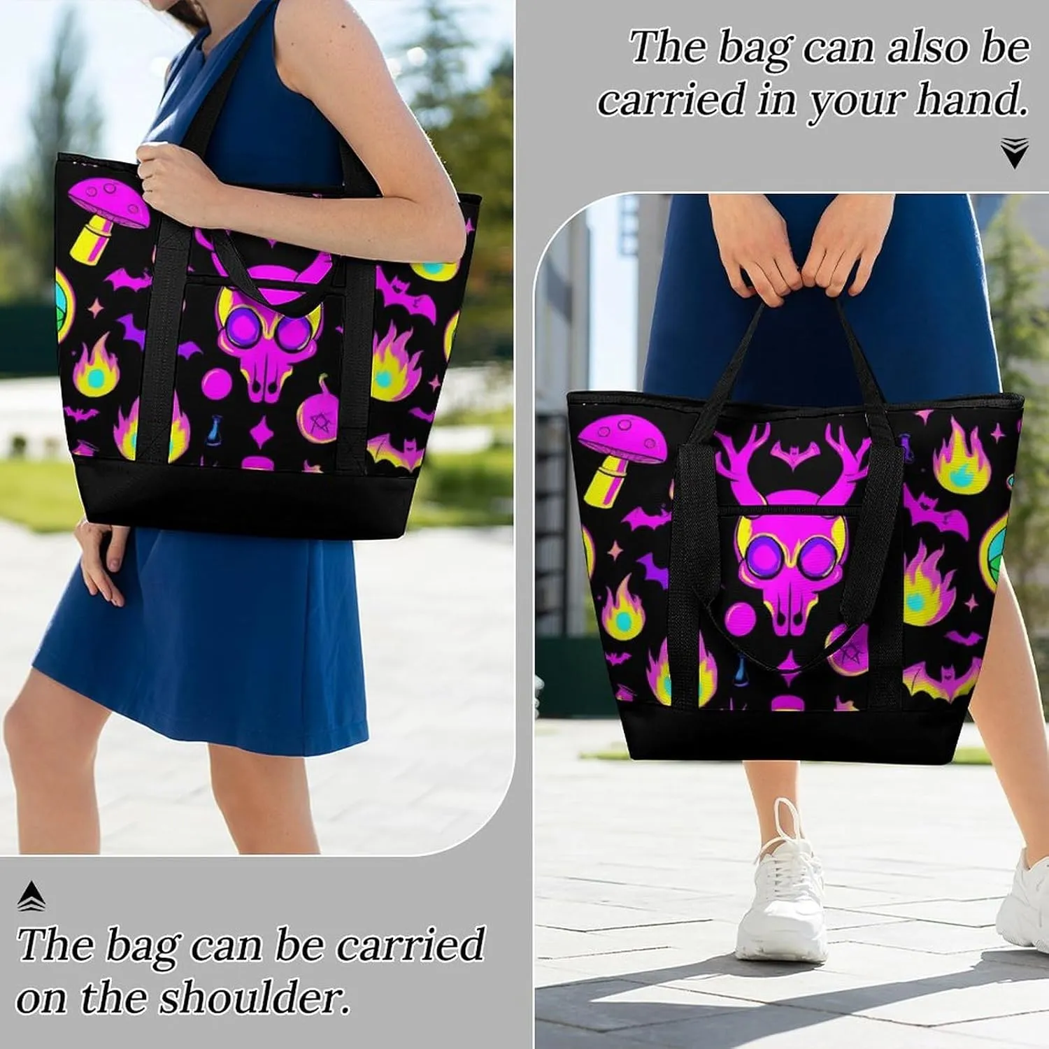 Fashionable Large Thermal Tote Bag Insulated Work/Commute Bag For Women & Men