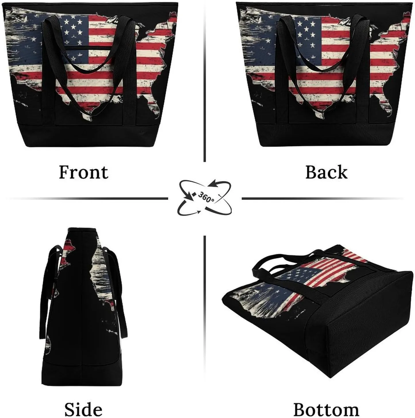 Fashionable Large Thermal Tote Bag Insulated Work/Commute Bag For Women & Men