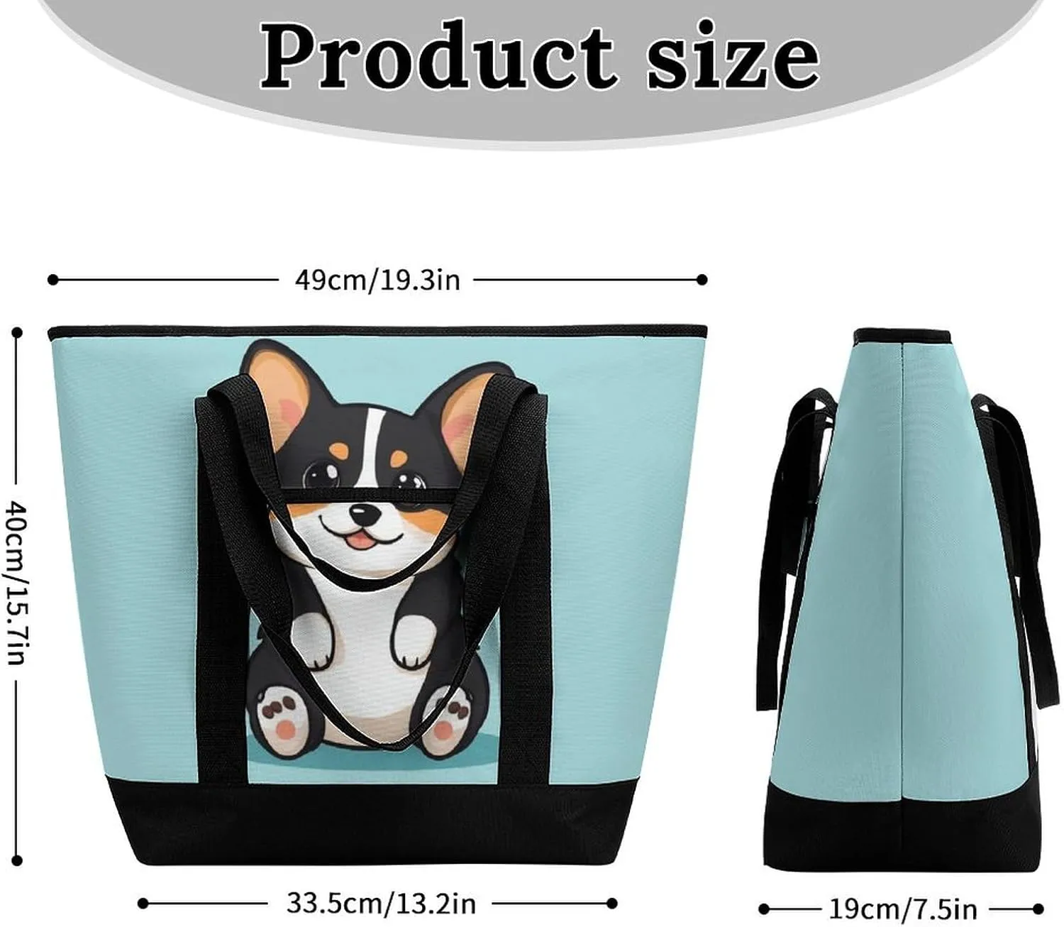 Fashionable Large Thermal Tote Bag Insulated Work/Commute Bag For Women & Men