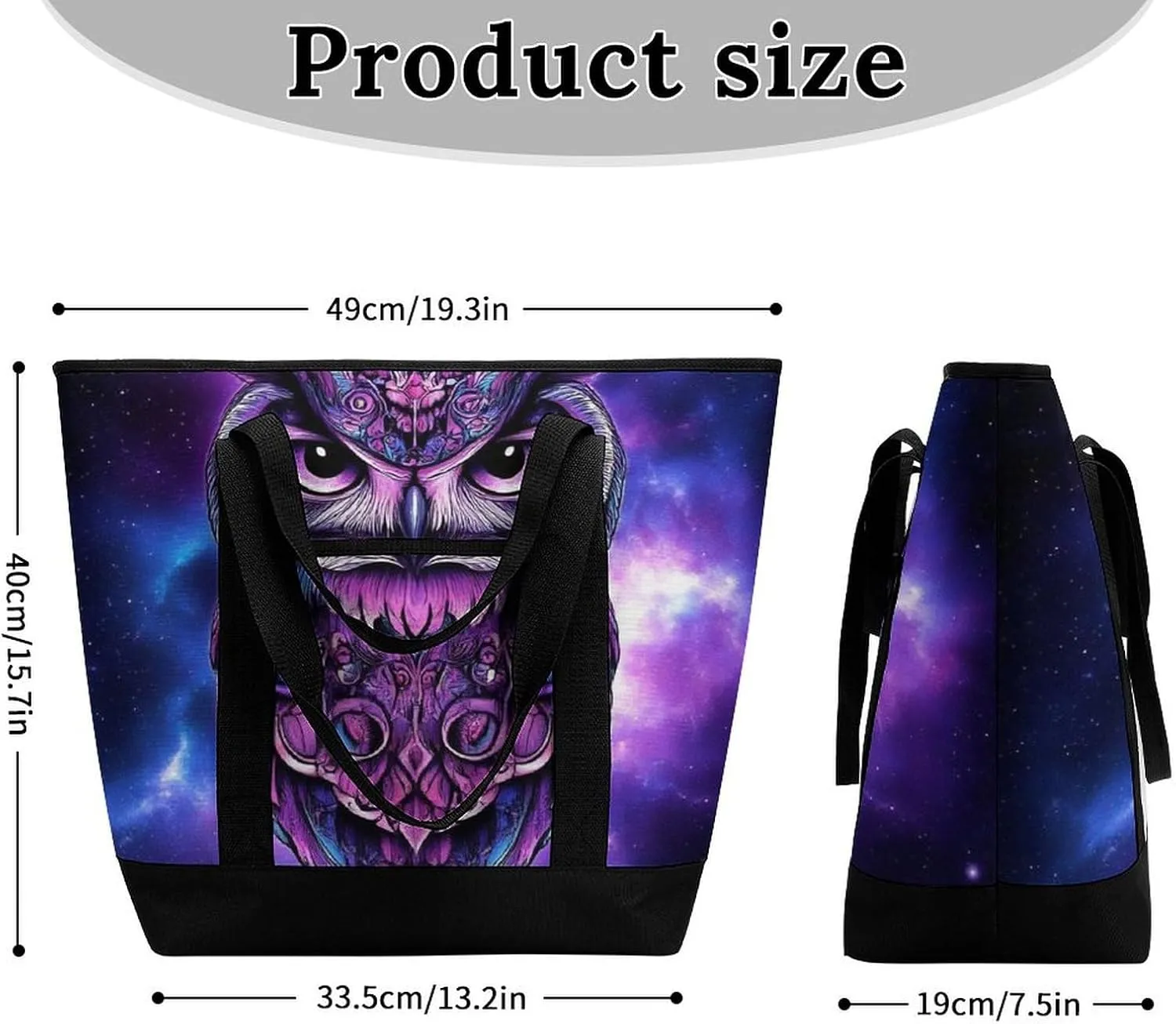 Fashionable Large Thermal Tote Bag Insulated Work/Commute Bag For Women & Men
