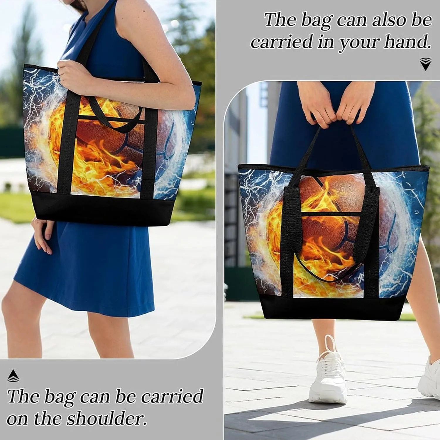 Fashionable Large Thermal Tote Bag Insulated Work/Commute Bag For Women & Men