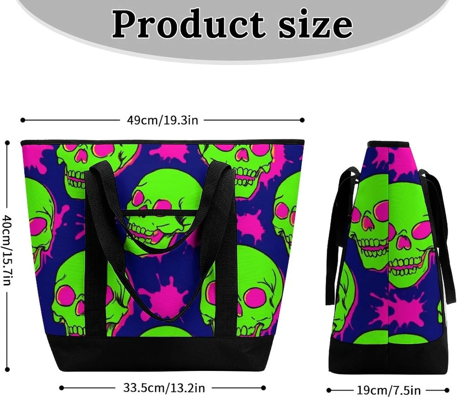 Fashionable Large Thermal Tote Bag Insulated Work/Commute Bag For Women & Men