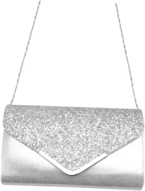 Flash Fashionable Clutch Bag Small Evening Handbag for Women Party Wallet Envelope Pattern