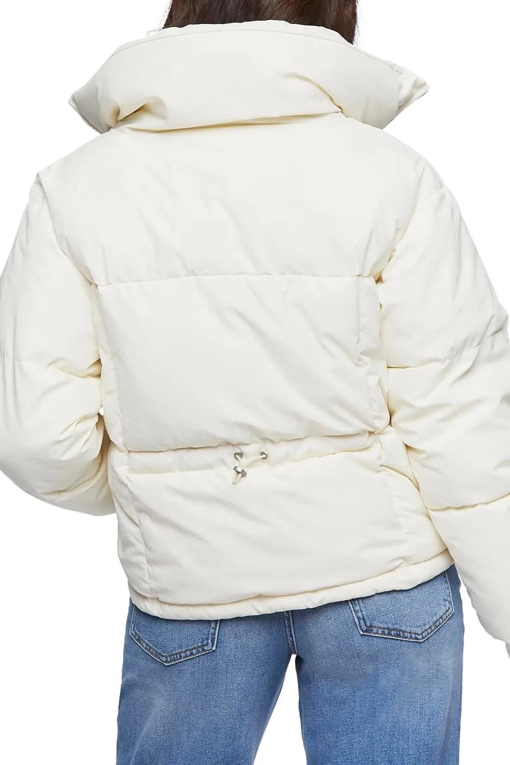Forever 21 Women's Quilted Puffer Jacket