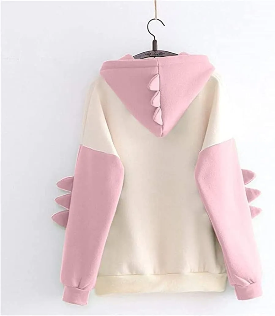 Fronage Teen Girls Hooded Sweatshirt Womens Long Sleeve Cute Hoodies Pullover Tops