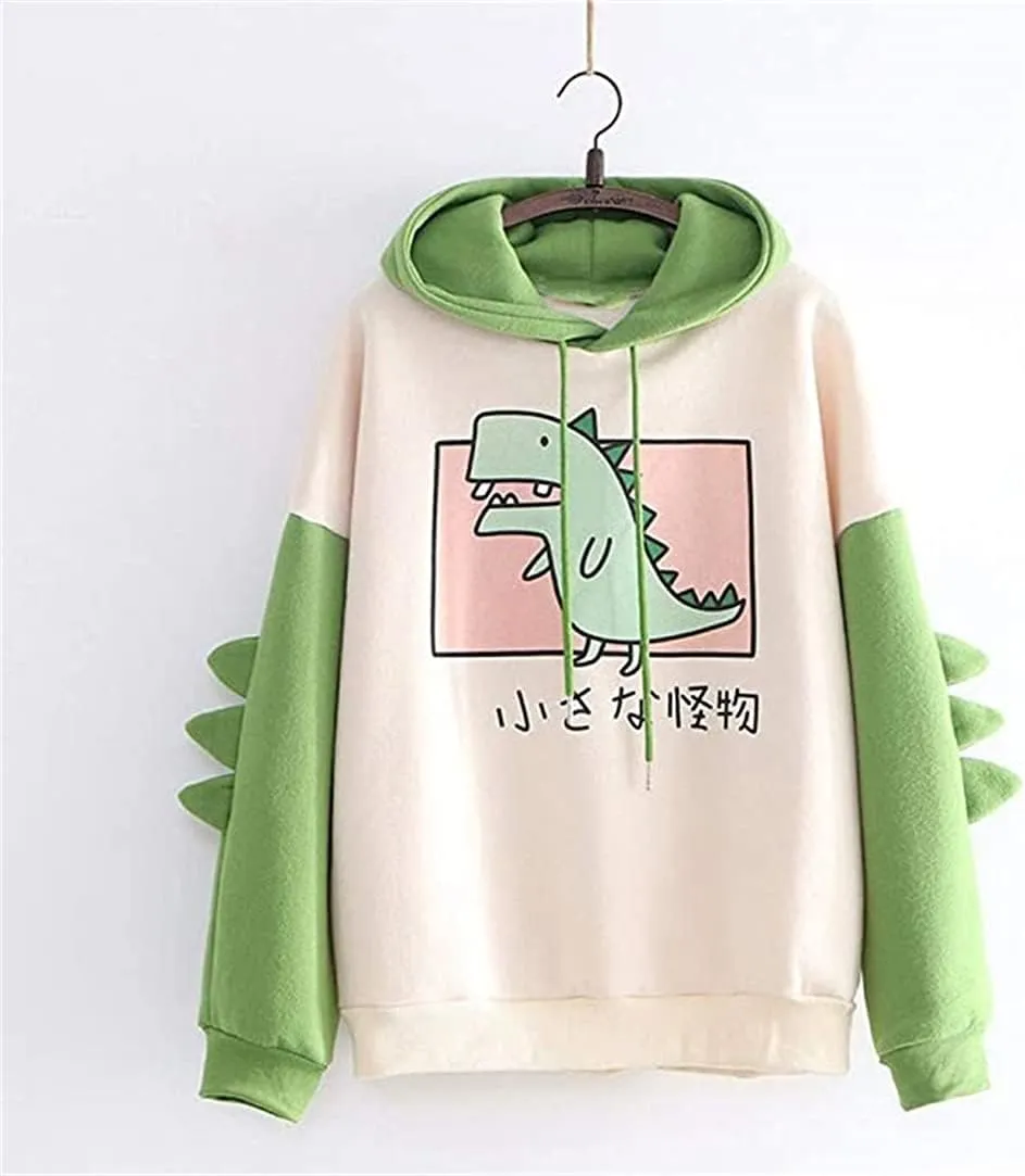 Fronage Teen Girls Hooded Sweatshirt Womens Long Sleeve Cute Hoodies Pullover Tops
